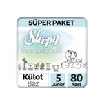 Sleepy Bio Natural No:5 Junior 80 Adet Külot Bebek Bezi