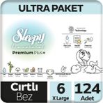 Sleepy Bio Natural No:6 XLarge 124 Adet Bebek Bezi