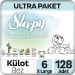 Sleepy Bio Natural No:6 XLarge 128 Adet Külot Bebek Bezi
