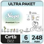Sleepy Bio Natural No:6 XLarge 248 Adet Bebek Bezi