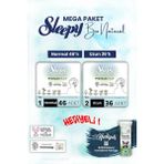 Sleepy Bio Natural Normal 46, Uzun 36 Adet Mega Paket ve Rosie Pamuk - 1