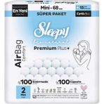 Sleepy Bio Natural Premium Plus Airbag Comfort No:2 Mini 48 Adet Bebek Bezi