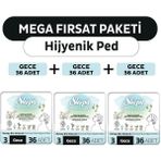 Sleepy Bio Natural Premium Plus Hijyenik Ped 108 Adet Gece Kullanım İçin Ultra İnce Rahatlık