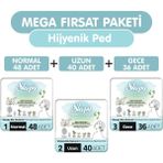Sleepy Bio Natural Premium Plus Hijyenik Ped 124 Ped Mega Fırsat Paketi Ultra İnce Rahatlık