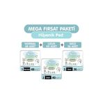 Sleepy Bio Natural Premium Plus Hijyenik Ped 124'Lü Ped Mega Fırsat Paketi