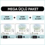 Sleepy Bio Natural Premium Plus Uzun Hijyenik Ped 36 x 3 (108 Adet) Gün Boyu Koruma ve Rahatlık