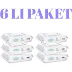 Sleepy Bio Natural Yenidoğan Islak Bebek Mendili 6’lı Paket | 6*40 ( 240 Yaprak ) %99,5 Saf Su | Hipoalerjenik