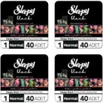 Sleepy Black Premium Günlük Ped 4X40 160 Adet