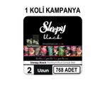Sleepy Black Premium Plus Günlük Ped 768 Adet 1 Koli (64'lü 12 Adet)