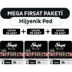 Sleepy Black Premium Plus Hijyenik Ped Mega Fırsat Paketi Uzun 108 Adet