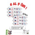Sleepy Çamaşır Suyu Katkılı 8 Katlı 4X Large Mopa Uyumlu Temizlik Havlusu 50 li 6 Al 5 Öde ve Rosie pamuk