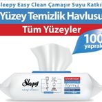 Sleepy Çamaşır Suyu Katkılı Yüzey Temizlik Havlusu 100' lü