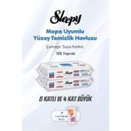Sleepy Çamaşır Suyu Katkılı Yüzey Temizlik Havlusu 100 Yaprak ve Pamuk