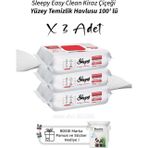 Sleepy Easy 3x100 Yaprak Clean Kiraz Çiçeği Yüzey Temizlik Havlusu