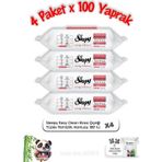 Sleepy Easy 4x100 Yaprak Clean Kiraz Çiçeği Yüzey Temizlik Havlusu