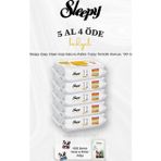 Sleepy Easy Clean Arap Sabunu Katkılı Yüzey Temizlik Havlusu 100' lü 5 Al 4 Öde ve Rosie Pamuk