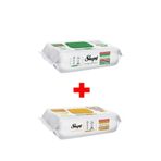 Sleepy Easy Clean Beyaz Sabun Katkılı + Arap Sabunu Katkılı 2X100 (200 Yaprak)