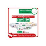 Sleepy Easy Clean Mopa Uyumlu Yer Temizlik Havlusu&mendili Karma Paket 3x50 (150 YAPRAK)