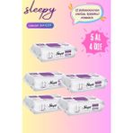 Sleepy Easy Clean Orkide Bahçesi Yüzey Temizlik Havlusu Mendili - 100 Yaprak 5 Al 4 Öde