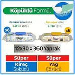 Sleepy Easy Clean Süper Çözücü&Kireç Sökücü Havlu Karma Paket 12X30 (360 Yaprak)