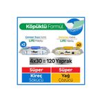 Sleepy Easy Clean Süper Yağ Çözücü&Kireç Sökücü Havlu Karma Paket 4x30 (120 Yaprak)