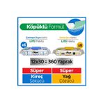 Sleepy Easy Clean Süper Yağ Çözücü&Kireç Sökücü Yüzey Temizlik Havlusu&Mendili 12x30 (360 Yaprak)