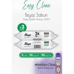 Sleepy Easy Clean Yüzey Temizlik Havlusu 2x15 Yaprak (30 Yaprak) x 3 Adet ve Mobilya Cilası Lavanta