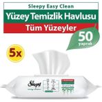 Sleepy Easy Clean Yüzey Temizlik Havlusu 5 x 50'li