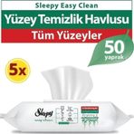 Sleepy Easy Clean Yüzey Temizlik Havlusu 50' Li X 5