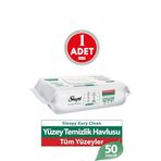 Sleepy Easy Clean Yüzey Temizlik Havlusu 50' li