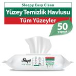 Sleepy Easy Clean Yüzey Temizlik Havlusu 50 Yaprak