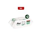 Sleepy Easy Clean Yüzey Temizlik Havlusu, 50'li x 2, Beyaz