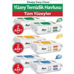 Sleepy Easy Clean Yüzey Temizlik Havlusu 6lı Set