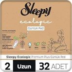 Sleepy Ecologic Günlük Ped Uzun 32 Adet Ped