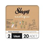 Sleepy Ecologic Premium Plus 20'lı Uzun Hijyenik Ped