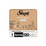 Sleepy Ecologic Premium Plus Günlük Ped Normal, 3 x 40 Adet