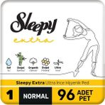 Sleepy Extra 96 Adet 2 Paket Ultra İnce Hijyenik Normal Mega Ped