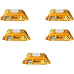 Sleepy Extra Doğal Limon Yağı Özlü Islak Yüzey Temizlik Havlusu - 100'lü 5 Paket