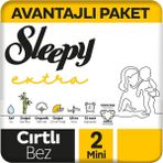 Sleepy Extra No:2 Mini 400 Adet Bebek Bezi