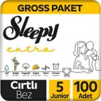 Sleepy Extra No:5 Junior 100 Adet Bebek Bezi