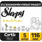 Sleepy Extra No:5 Junior 116 Adet Bebek Bezi