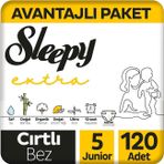 Sleepy Extra No:5 Junior 120 Adet Bebek Bezi