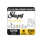 Sleepy Extra No:6 XLarge 230 Adet Bebek Bezi