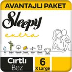 Sleepy Extra No:6 XLarge 46 Adet Bebek Bezi