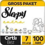 Sleepy Extra No:7 XXLarge 100 Adet Bebek Bezi