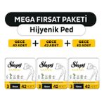 Sleepy Extra Ultra Ince Hijyenik Ped Mega Fırsat Paketi Gece 126 Adet