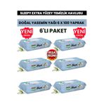 Sleepy Extra Yüzey Temizlik Havlusu Doğal Yasemin Yağı 6x100 Yaprak