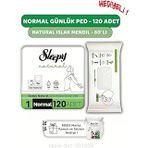 Sleepy Hassas Hijyenik Günlük Ped Normal 120 Adet, 60'Lı Islak Mendil Rosie