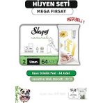 Sleepy Hassas Hijyenik Günlük Ped Uzun 64 Adet, Sensitive 50'Li Islak Mendil Rosie
