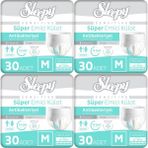 Sleepy Hasta Bezi Yetişkin Emici Külot M - Orta - Medium 120 Adet (4pk*30) - Beyaz